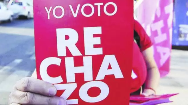 "voto RECHAZO"