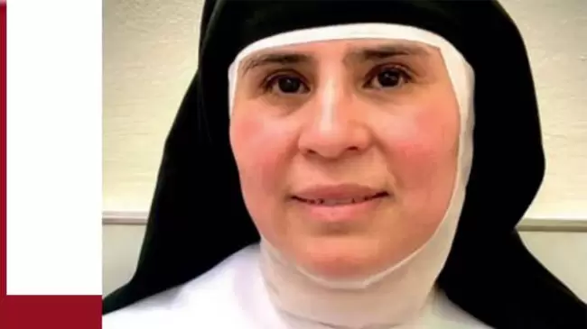 Hermana Luca, contemplativa para ser una lmpara que d luz a los de cerca y a los de lejos
