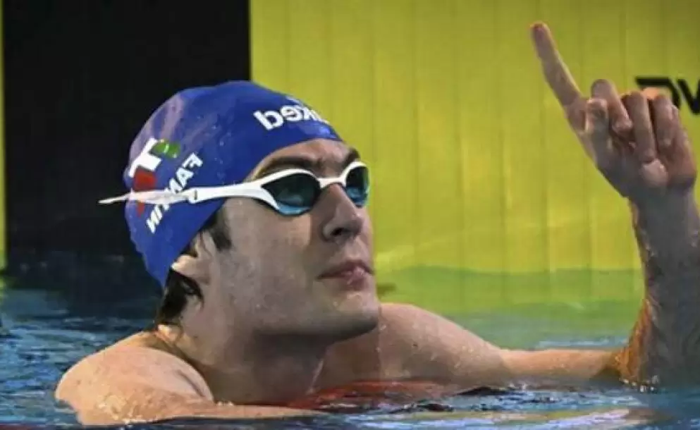 Antonio Fantin el nadador 7 veces campen del mundo: Con Dios cerca puedo hacerlo todo