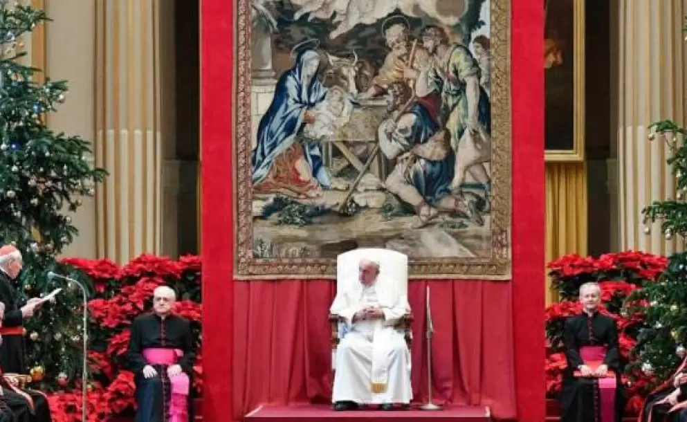 El Papa Francisco alienta: “Que la gratitud, la conversión y la paz sean los dones de esta Navidad”