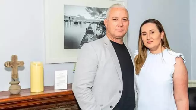 Bruce Missen y su esposa Louise