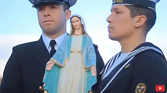 El amor por la Virgen Mara de los marinos chilenos que navegan al fin del mundo