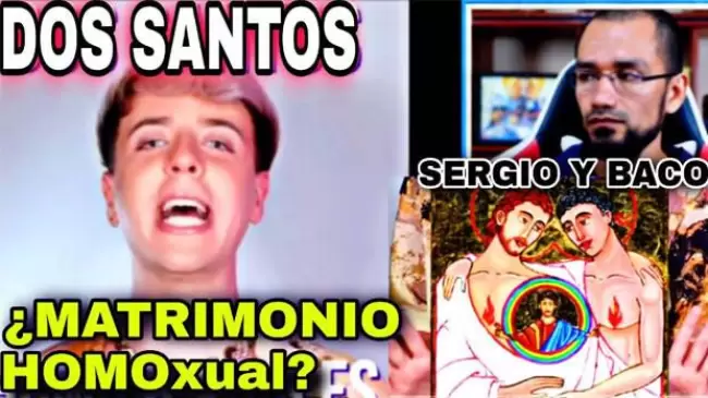 1er Matrimonio HOMOSEXUAL? = 2 SANTOS? Sergio y Baco ?Sacerdote reacciona