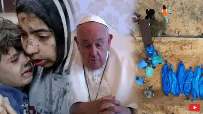 Papa Francisco se emociona en un video pidiendo que se rece por la Paz en Tierra Santa