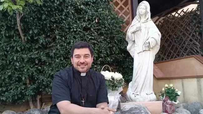 P. Diego Gonza?lez, devoto de la Virgen de Medjugorje