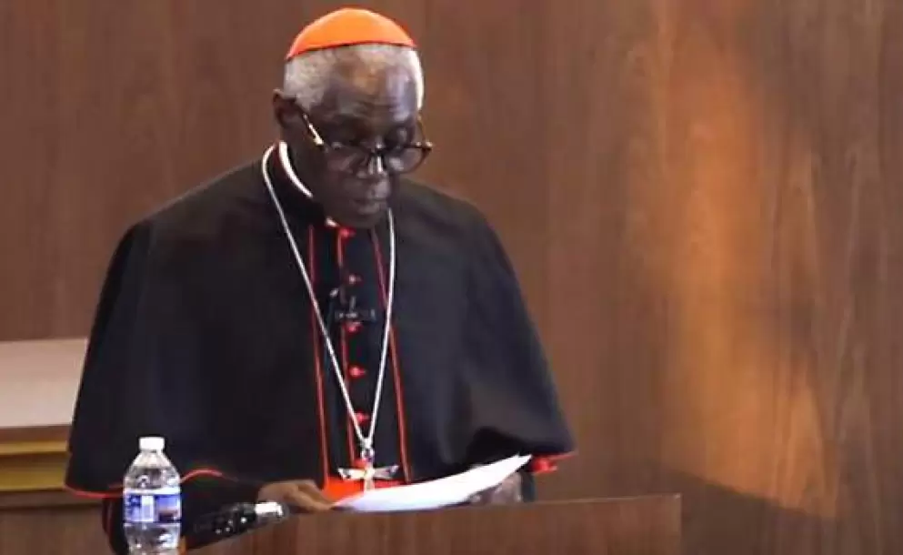 Cardenal Sarah denuncia el mal del atesmo prctico. Video y texto completo de la reciente conferencia