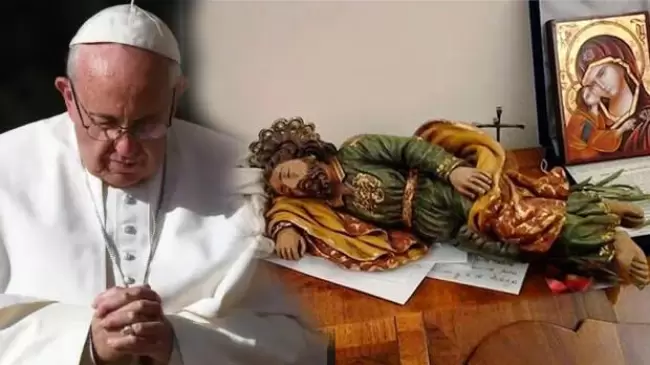 Qu inspira a Papa Francisco el dejarle cartas a San Jos Dormido bajo su imagen? Monje maronita lo revela