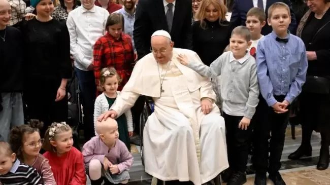 Papa Francisco fuego de Dios.