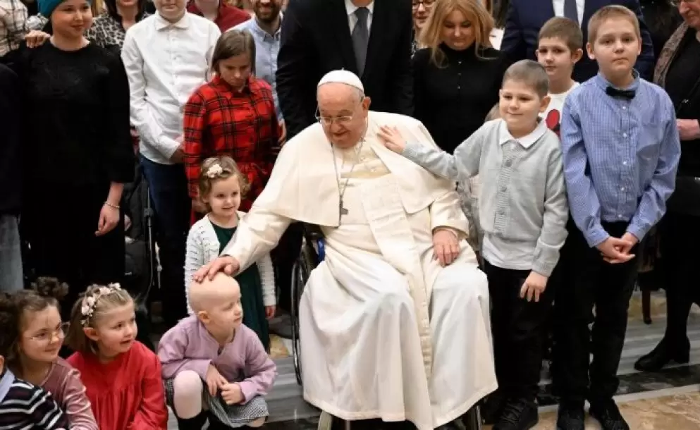 Papa Francisco fuego de Dios.