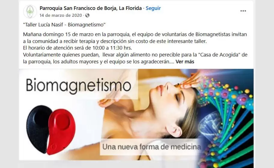 chilenos catolicos biomagnetismo