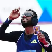Haftamu Abadi, ganador del maratn de Viena, agradece el triunfo a la Virgen Mara y al Nio Jess