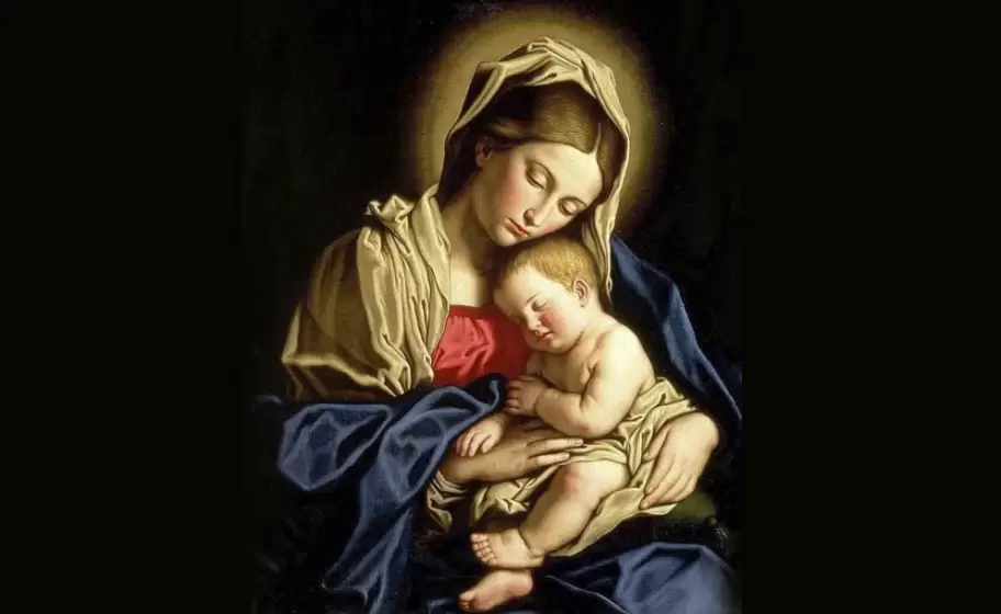 virgen maria y jesus