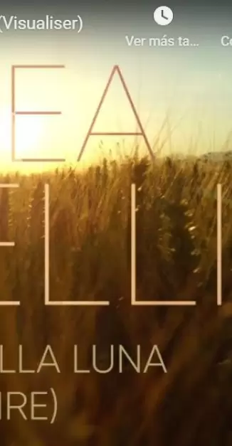 Andrea Bocelli - Cntico de las creaturas