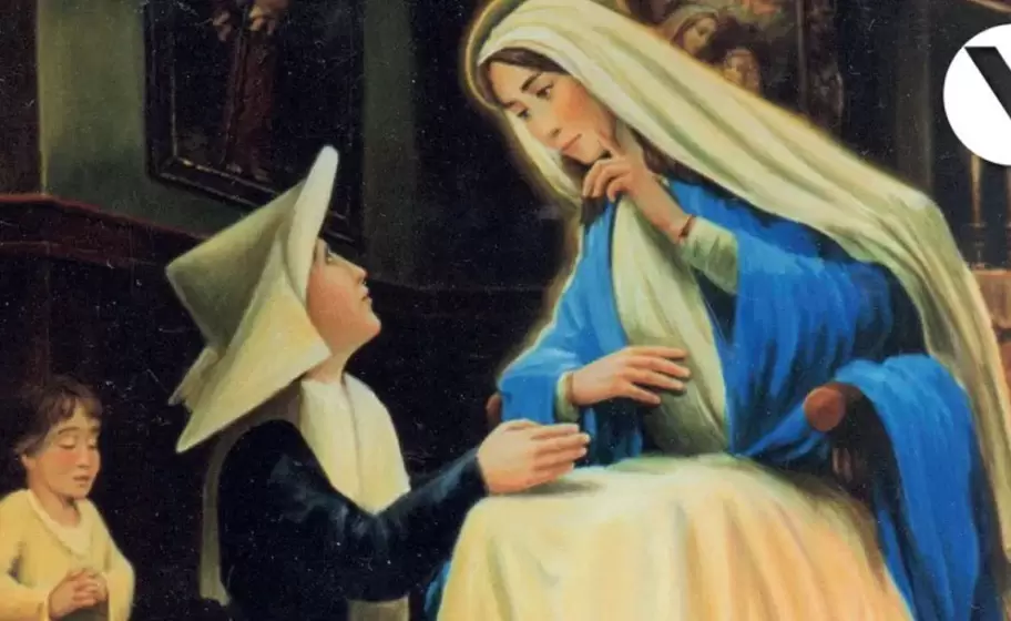 virgen maria angel catharine