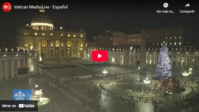 en vivo navidad papa leon