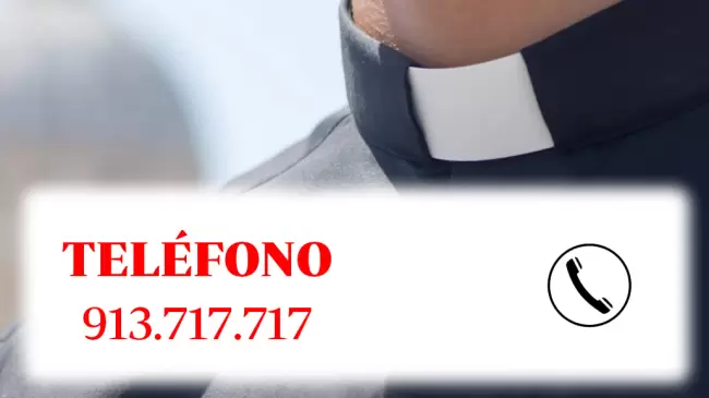 El fono urgencias del Arzobispado de Madrid. Excelente iniciativa para replicar, porque salva almas