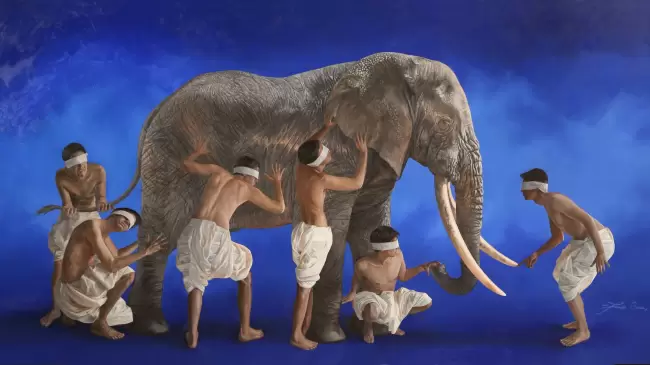 La verdad y la f�bula de los ciegos y el elefante