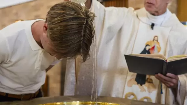 Bautismo de Christopher.