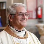 Mart�n Mu�oz L�pez. Vicario general y moderador de la Curia, quien firma la denuncia.