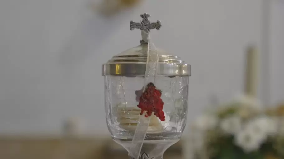 copon que hoy custodia las sagradas formas
