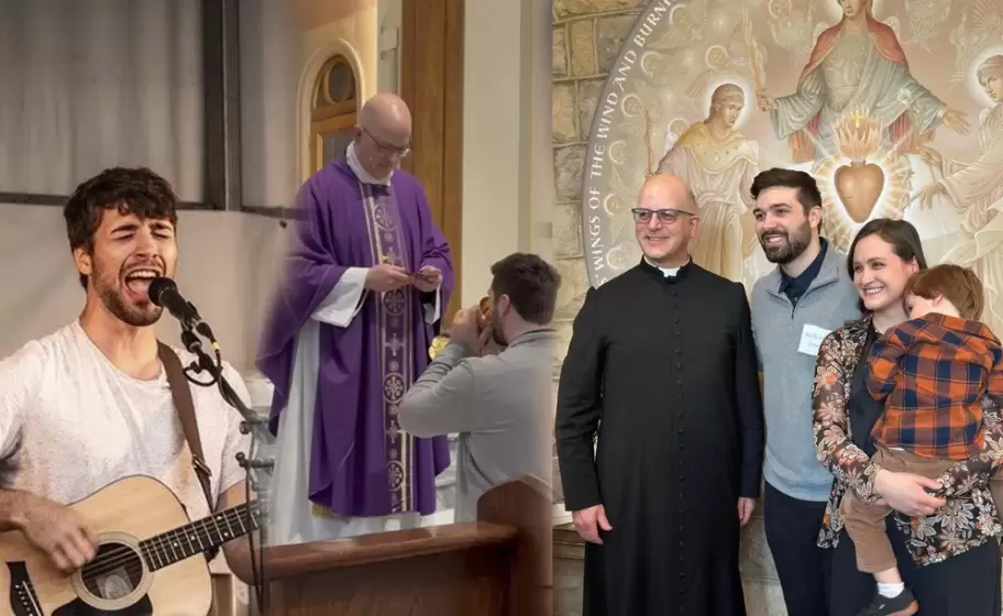 familia ingresa a la fe catolica