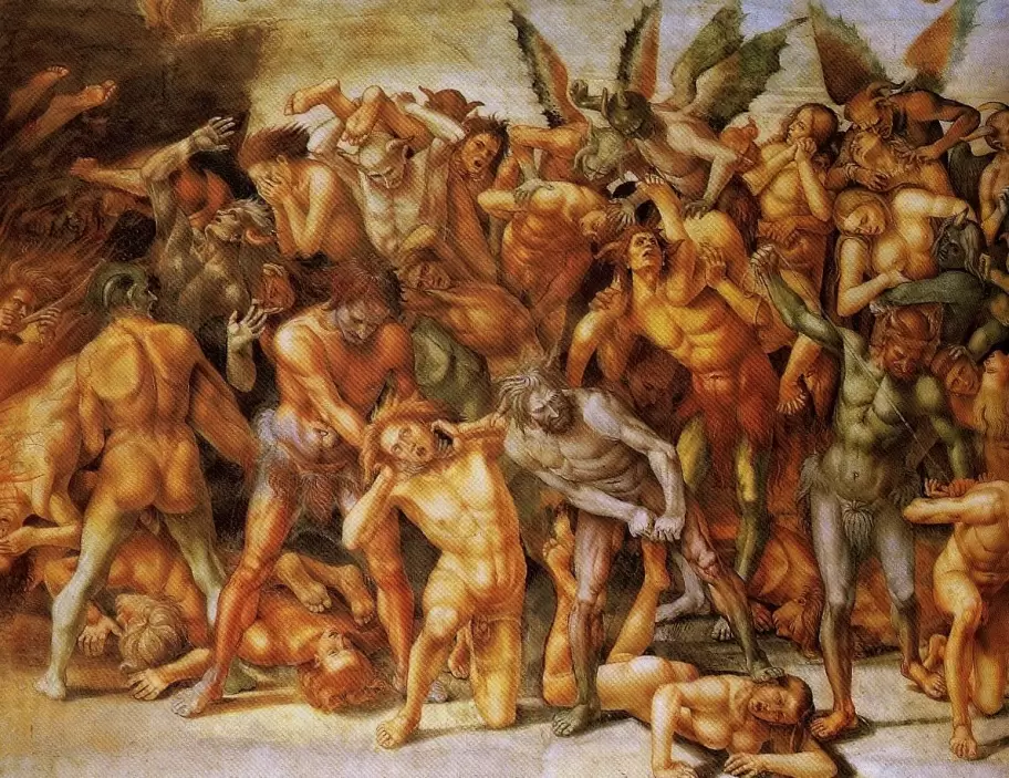 detalle fresco catedral de orvieto_1500_luca signorelli